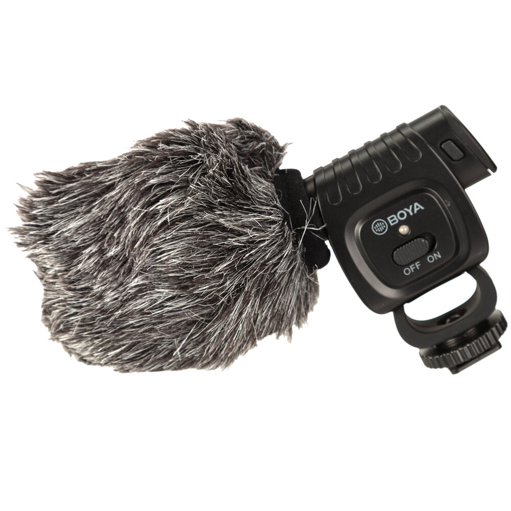 Микрофон накамерный Boya BY-BM3011, 38 Гц–20 кГц, до 72 ч работы, питание от AAA — фото 1