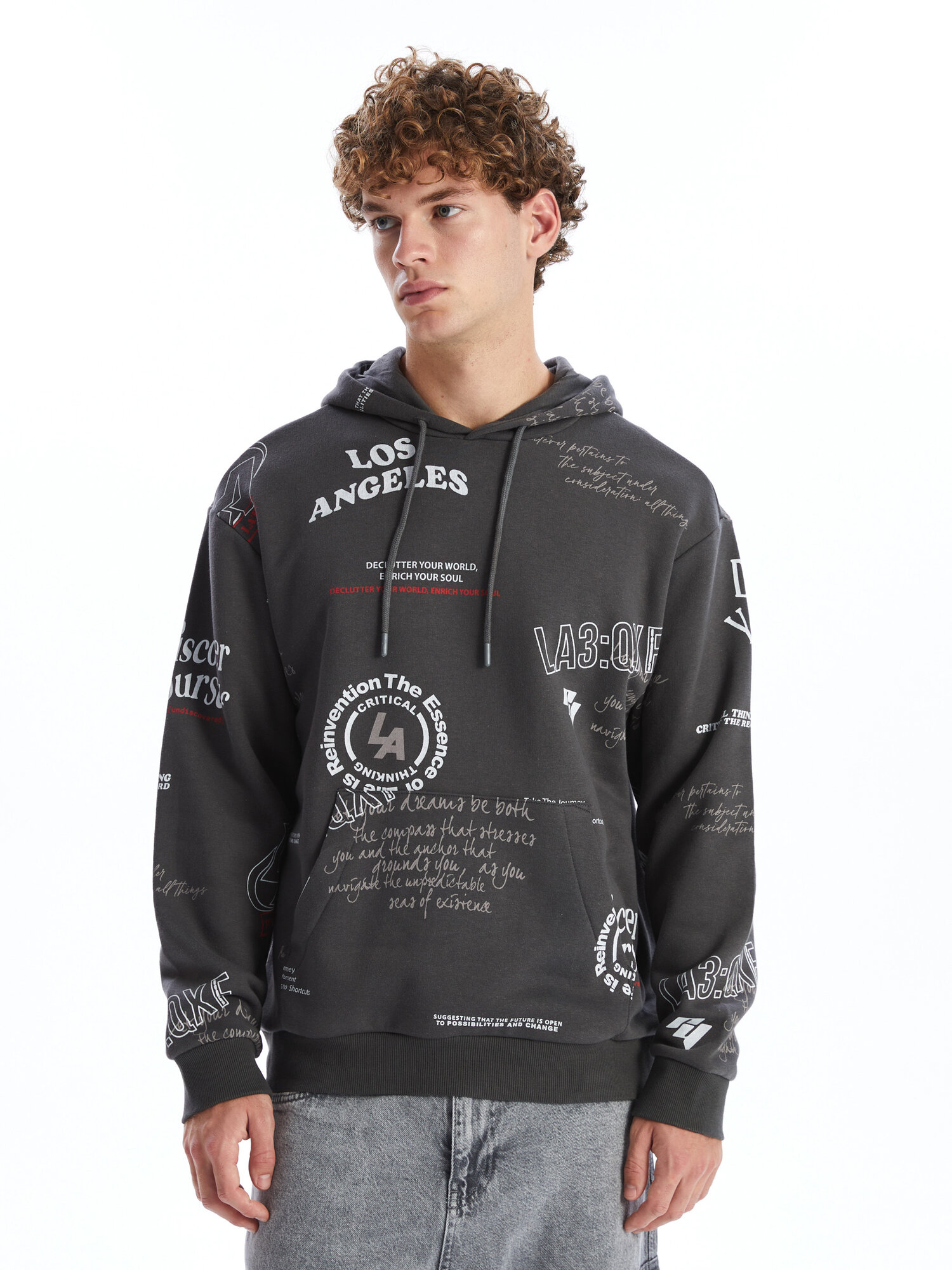 Худи LC Waikiki размер M  anthracite