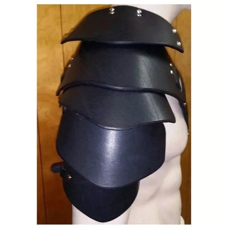 Наплечники викинга из искусственной кожи, black, Унисекс — фото 1