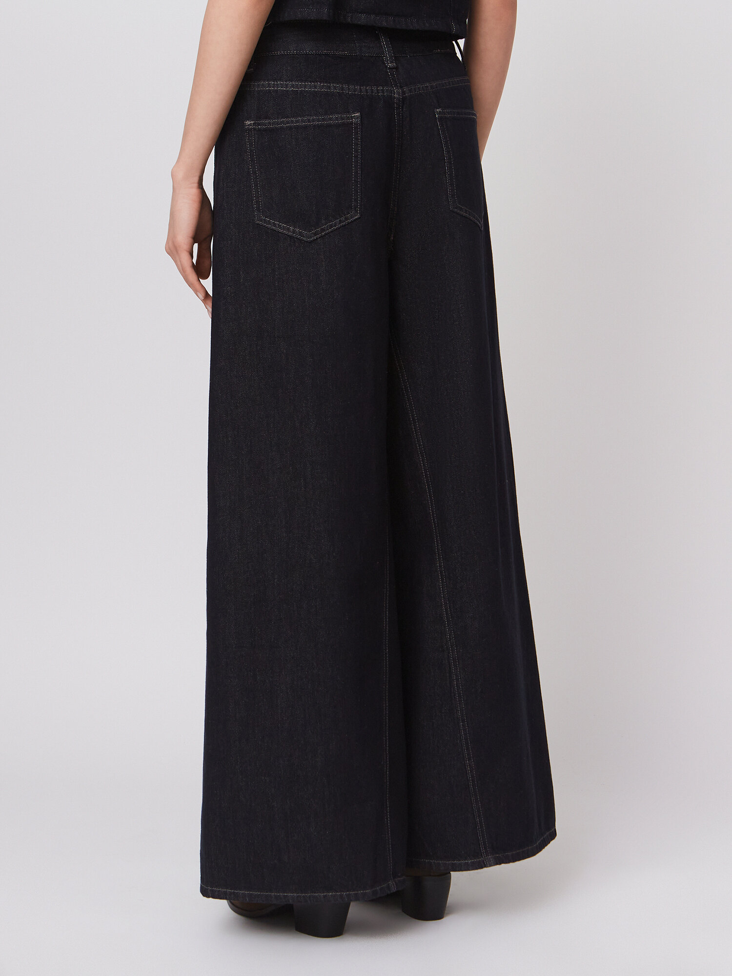 Джинсы широкие Vittoria Vicci, размер L, темно-синий — фото 1