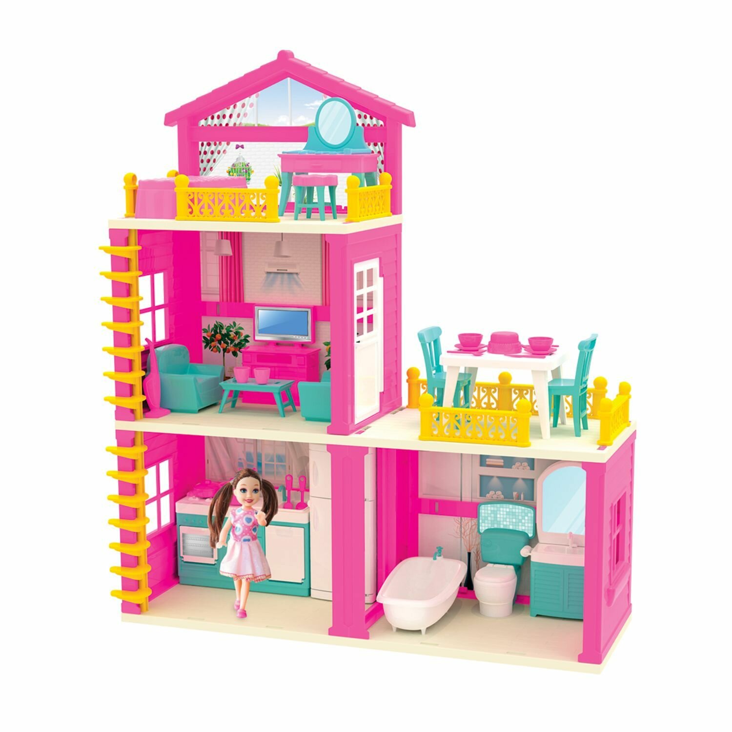 Дом для куклы, Lola's house, с куклой и аксессуарами — фото 1
