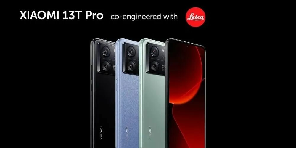 Xiaomi Смартфон Xiaomi 13T Pro 5GПоддержка eSIMГлобальное изданиечерный EU 16/1 ТБ, темно-серый — фото 1