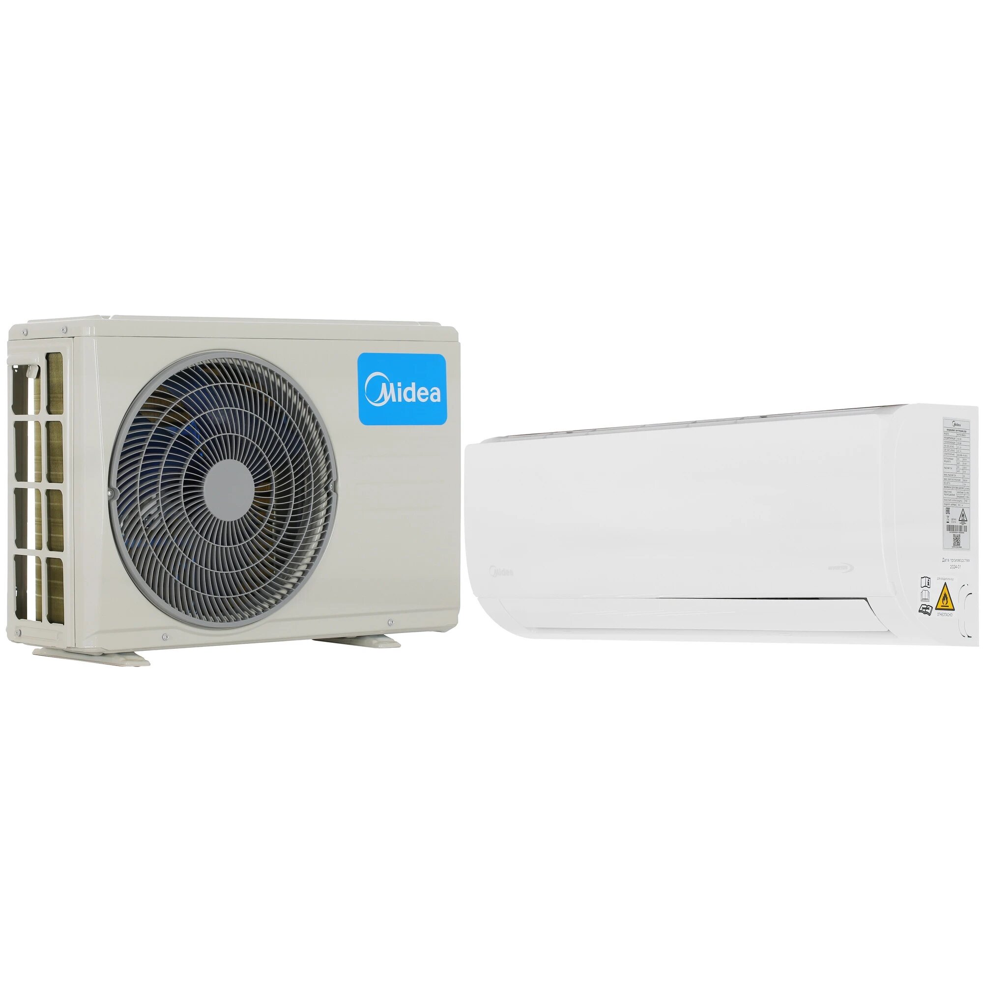 Кондиционер настенный сплит-система Midea MSFRW-09N8C2-I/MSFR-09N8C2-O белый