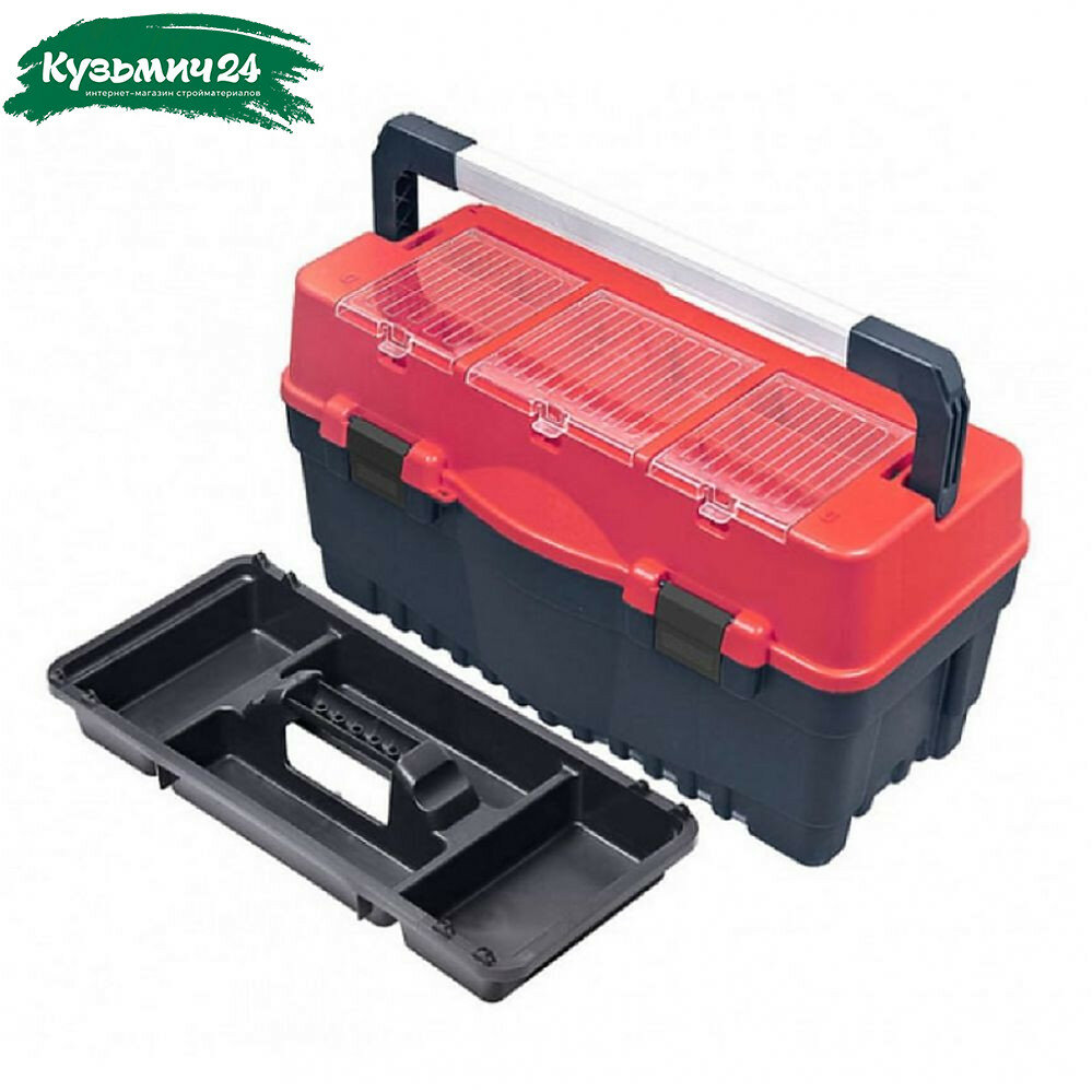 Ящик для хранения МастерАлмаз и транспортировки инструментов 10501228 242х256х462 мм