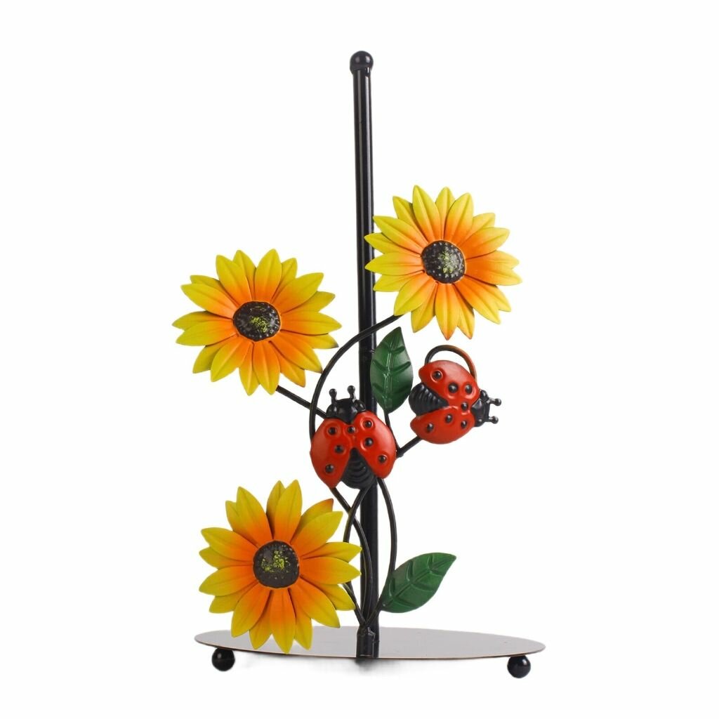 Держатель для бумажных полотенец - Божья коровка желтого цвета