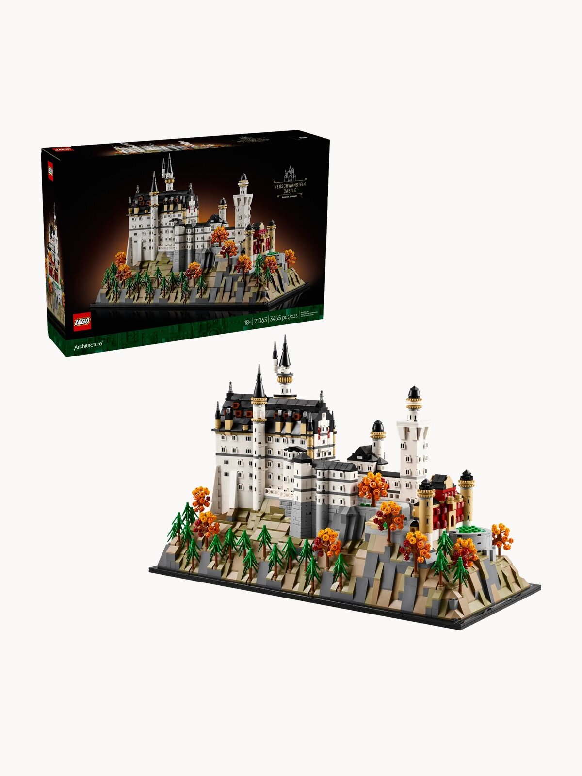 Конструктор LEGO Architecture 21063 Замок Нойшванштайн, 3455 дет.