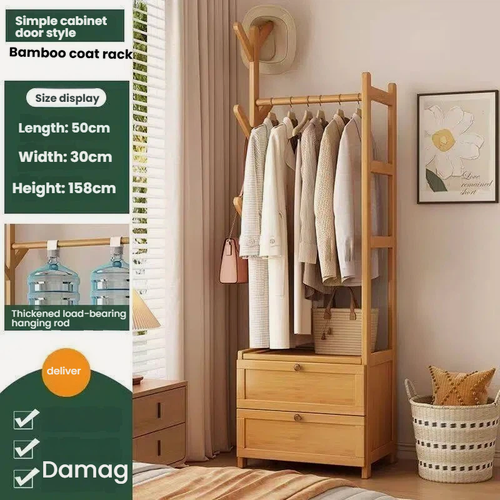 Изображение товара Стеллаж Чудесный Сад "Бамбук", экологичный материал, 50 см × 30 см × 138 см