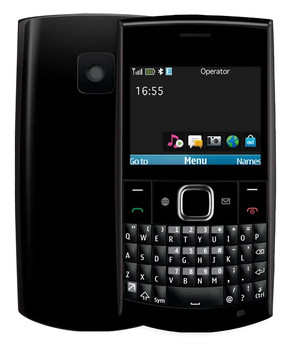 Телефон Nokia X2-01, 1 SIM, черный