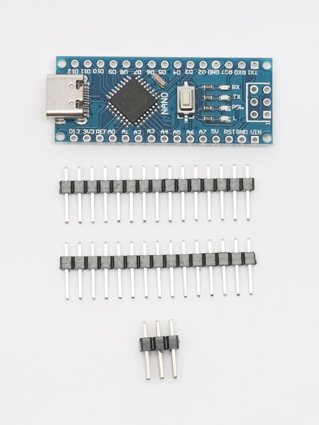 Плата Nano V3.0 CH340G Arduino-совместимый контроллер Type-C (не распаянный)