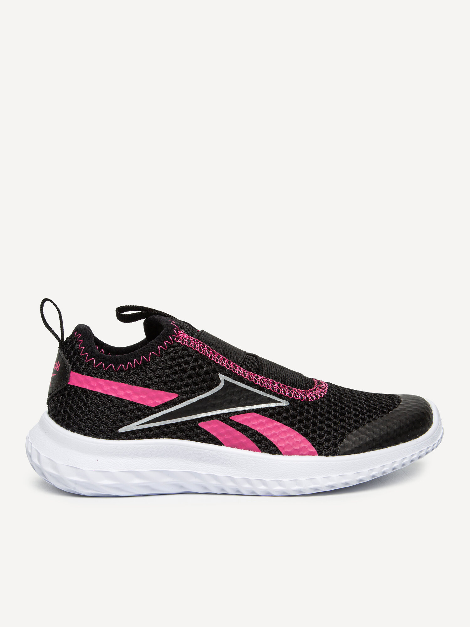 кроссовки-дев.RUSH RUNNER SLIP-ON, Цвет: Черный/Розовый/Белый, Размер: 13i