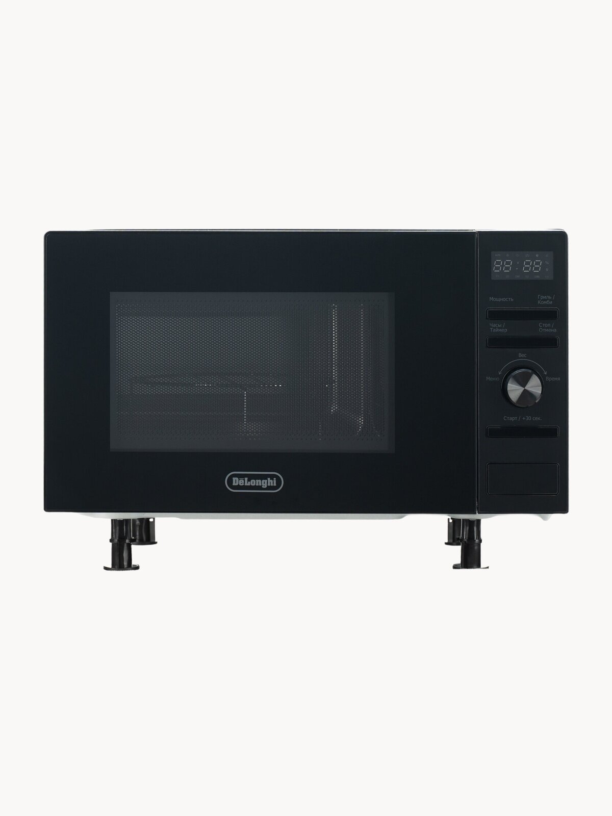 Микроволновая печь DeLonghi DMO 20NB MILANO, встраиваемая, свч, 800 Вт, гриль, 6 уровней мощности, 9 программ