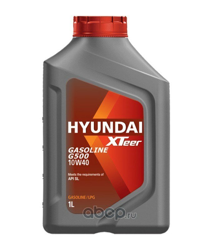 Масло моторное hyundai xteer gasoline g500 sl 10w-40 1 л 1011044