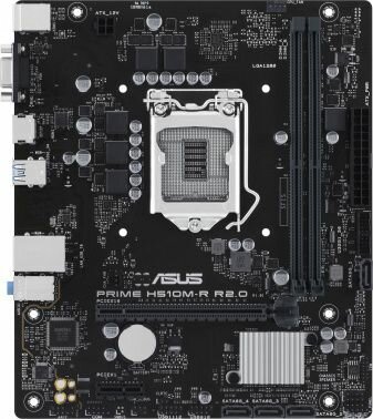 Материнская плата ASUS PRIME H510M-R R2.0-SI Soc-1200 Intel H470 2xDDR4 mATX