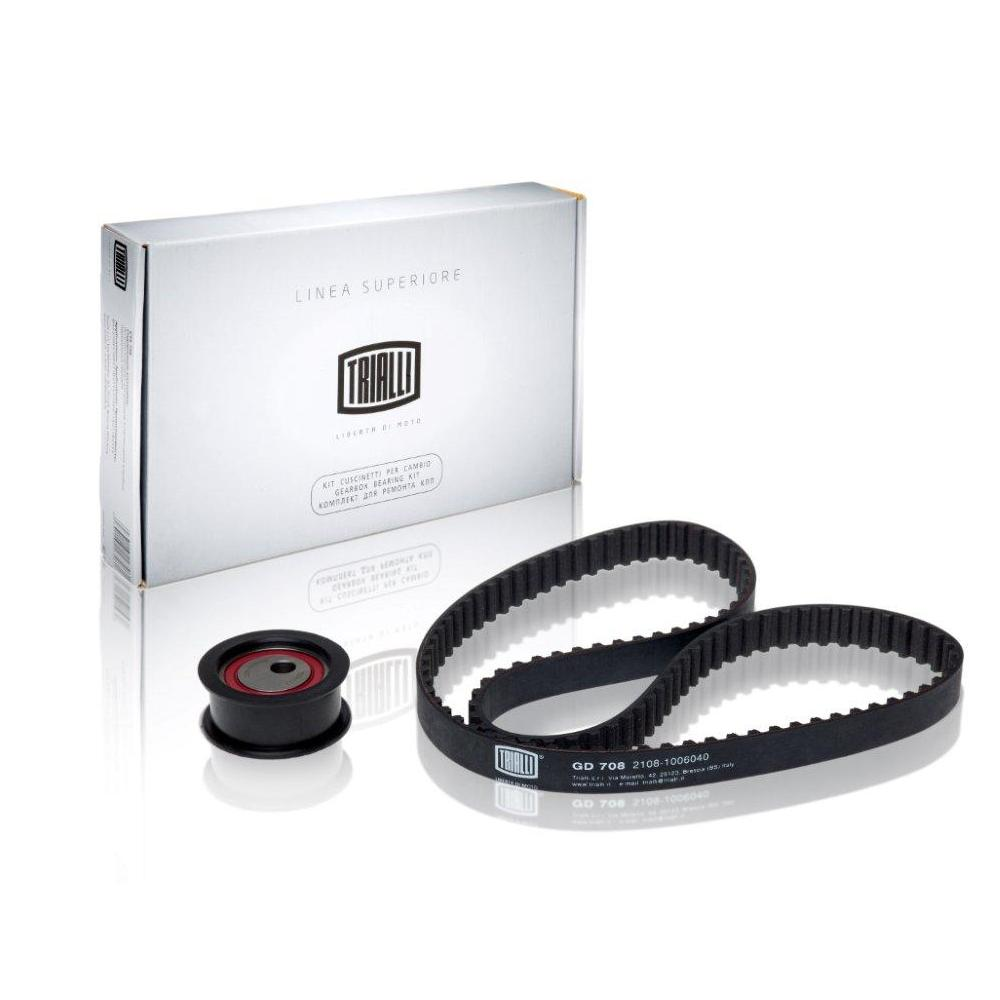 TRIALLI gd-708 (21080100604000 / 21080100604086 / 21080100612000) ремкомплект грм для а / м лада 2108 (ремень / 1 ролик)