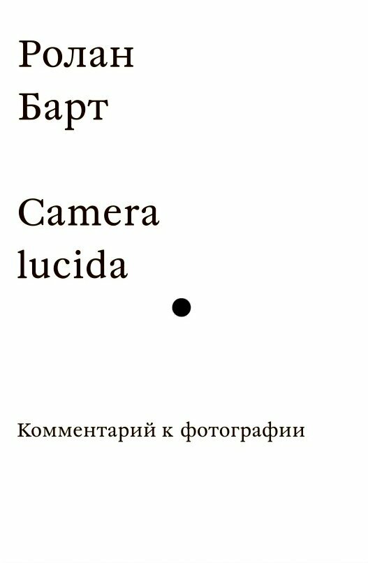 Camera lucida. Комментарий к фотографии - фото №3
