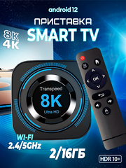 Приставка для телевизора Transpeed 8k Smart TV Box
