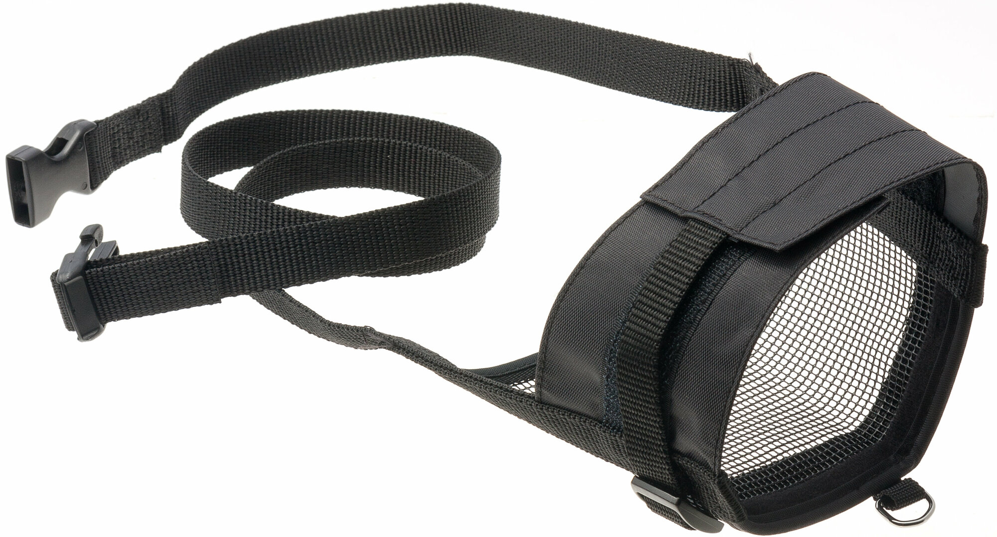 Намордник для собак черный (нейлон) №15XXL жесткая фиксация myPet