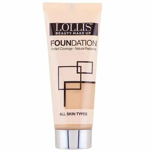 LOLLIS Тональный крем для лица Foundation Perfect Coverage 001 lollis тональный крем для лица foundation perfect coverage 01