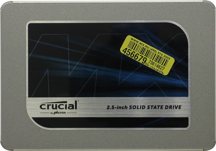 Накопитель SSD 2.5'' Crucial MX500 1TB 3D NAND TLC 560/510MB/s 95K/90K IOPS MTTF 1.8M 7mm - фото №20