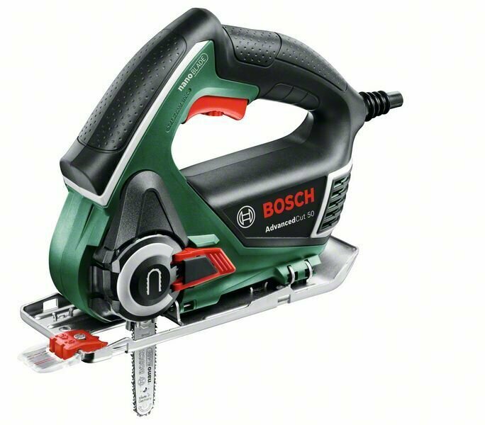 Пила мини-цепная аккумуляторная BOSCH AdvancedCut 50 06033C8120 500 Вт