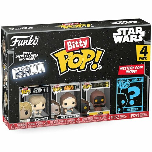 Фигурка Funko Bitty POP! Звездные войны Набор фигурок Люк Скайуокер (Luke Skywalker 4PK) 4 шт