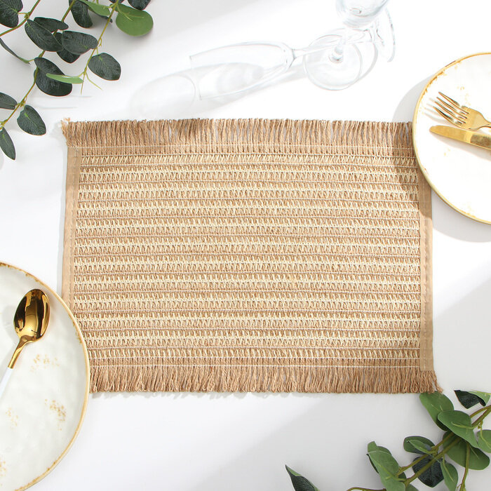 фото Салфетка Доляна цв. бежевый,30*45 см