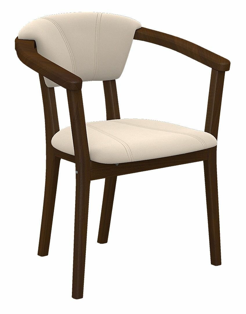 фото Стул-кресло Н (орех лак/TENERIFE CREAM)
