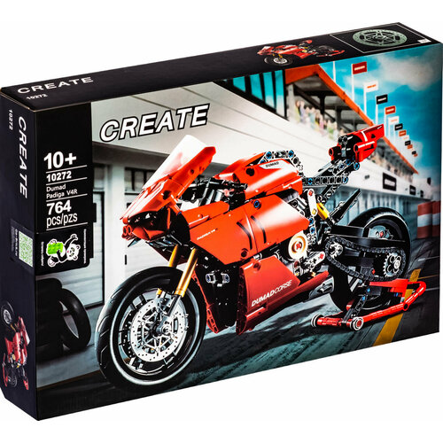 Конструктор Мотоцикл Ducati Panigale V4 R из 764 деталей конструктор technic мотоцикл ducati panigale v4 r 646 деталей техник