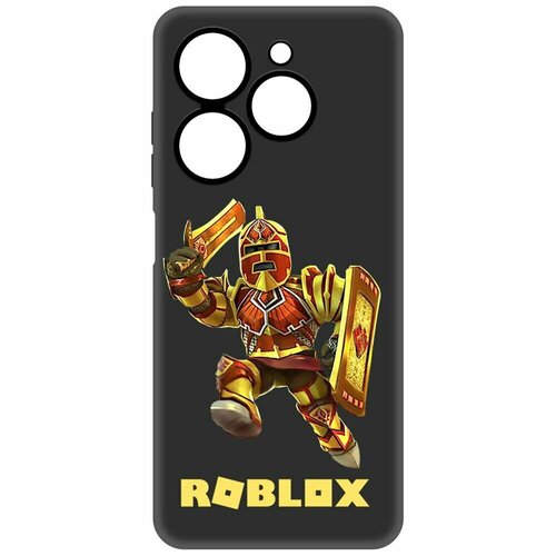 Чехол-накладка Krutoff Soft Case Roblox-Рэдклифф для TECNO Spark Go 2024 черный чехол накладка krutoff soft case roblox рэдклифф для tecno spark 10c черный