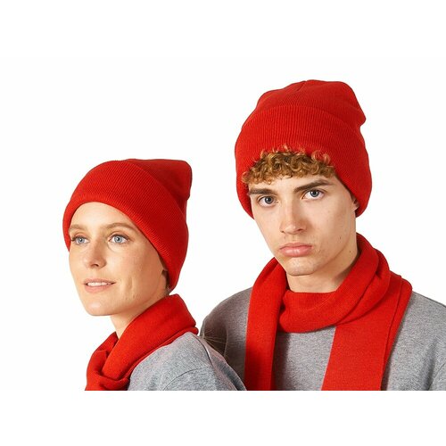 фото Шапка us basic, размер 56, красный