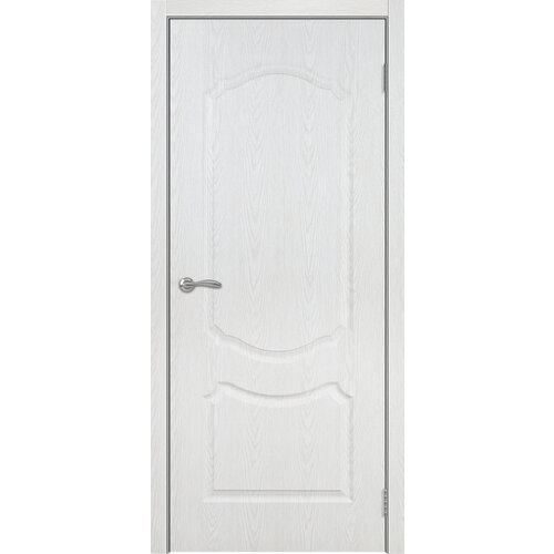 Межкомнатная дверь Мечта , полотно глухое (ДГ), покрытие ПВХ, цвет беленый дуб, толщина полотна 37 мм, 2000х600