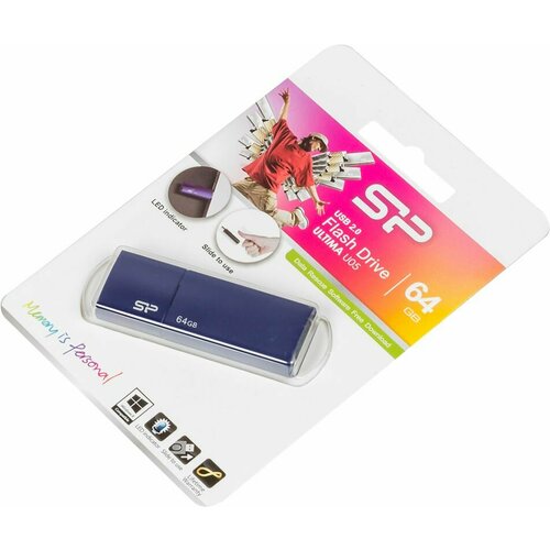 USB flash накопитель Silicon Power Ultima U05 SP064GBUF2U05V1D 64Gb