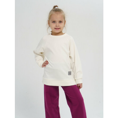 Комплект одежды Sova Lina, размер 140, фиолетовый, белый