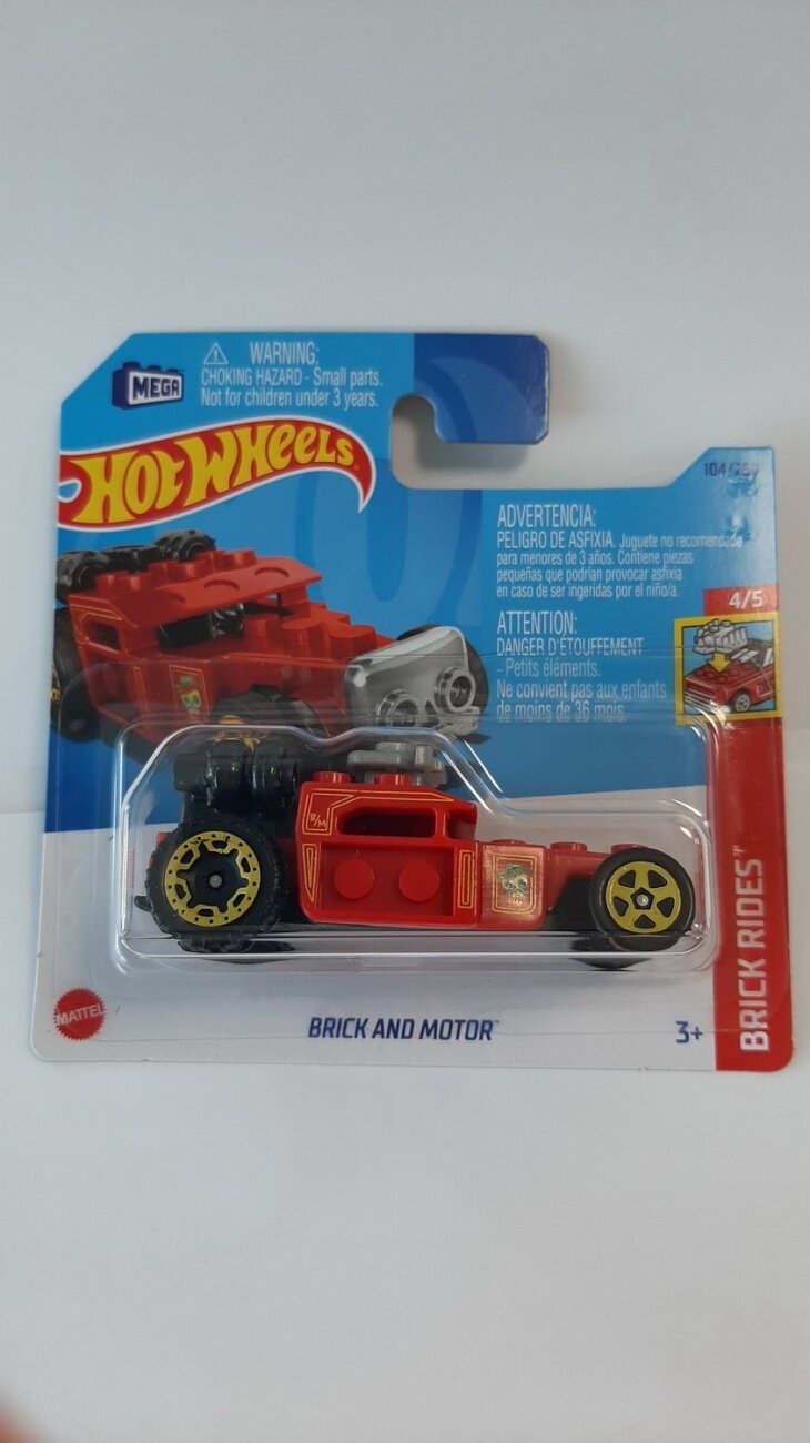 Машинка коллекционная Hot Wheels BRICK AND MOTOR Mattel 5785/N3758/C4982/N2799/40