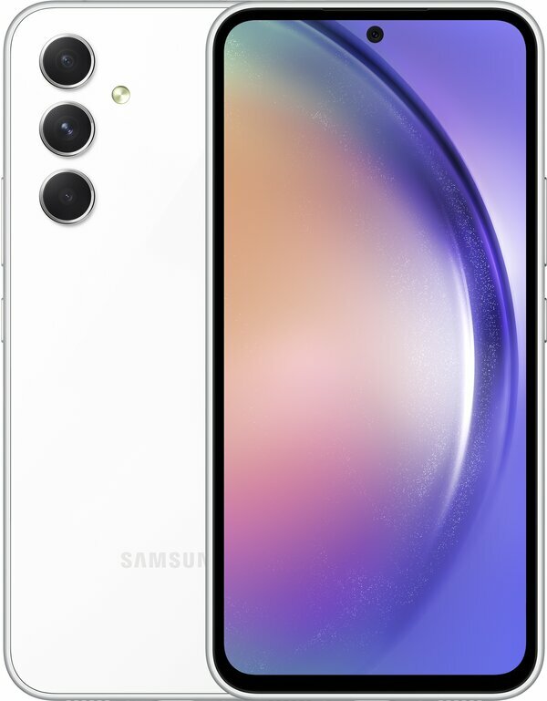 Смартфон Samsung Galaxy A54 5G 6/128 ГБ, Dual nano SIM, белый
