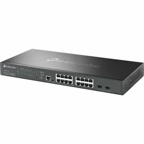 Коммутатор TP-Link SG3218XP-M2 L2 16x25Гбитс 2xКомбо10GBase-TSFP 2SFP 8PoE 240W управляемый 113344₽