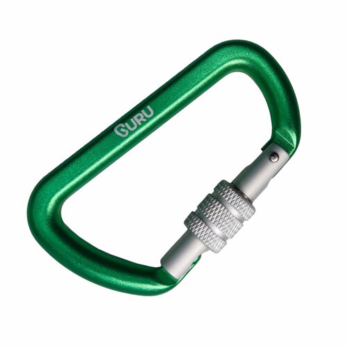 Карабин Typhoon Screw | GURU (Зелёный) карабин petzl omni screw lock