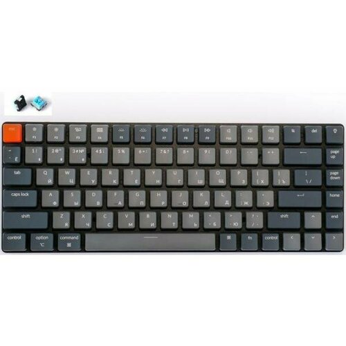 Клавиатура беспроводная Keychron K3-D2 Bluetooth серый 1042800₽