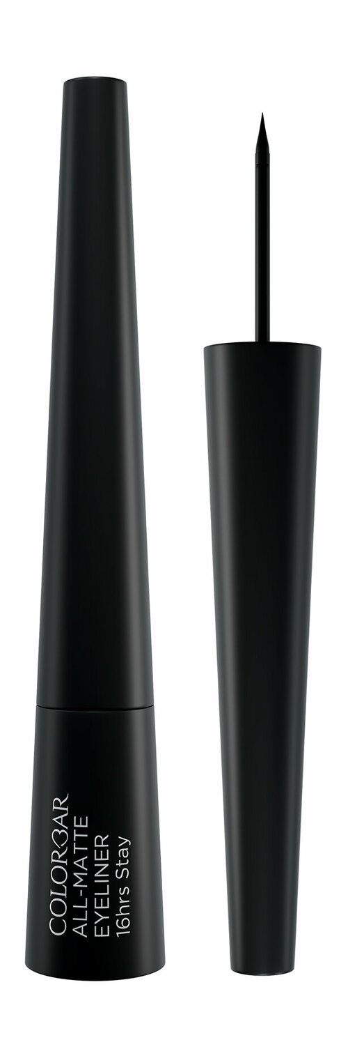 COLORBAR All-Matte Eyeliner Подводка для глаз матовая, 2,5 мл, Matte Black 001