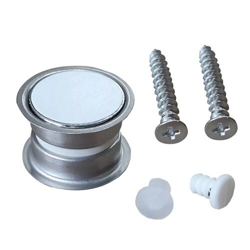 фото Фиксатор скрытый магнитный VITRUM SPACE STOPPINO CLOSE сатин хром (EXTREZA M-73)