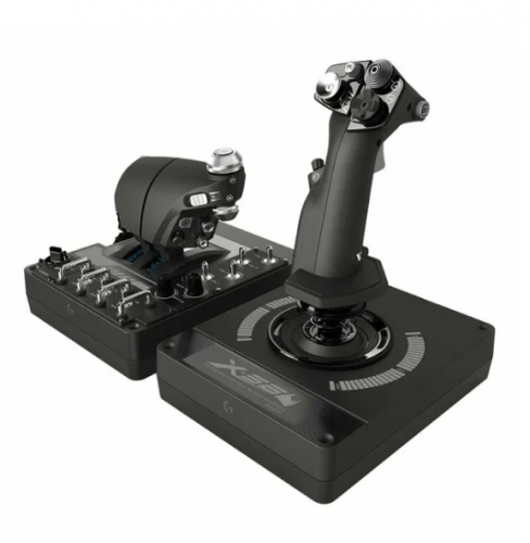 Джойстик Logitech Simulation gear X56 H.O.T.A.S. черный (945-000058)