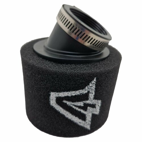 Фильтр воздушный VOLTZ, D38, с хомутом (черный)