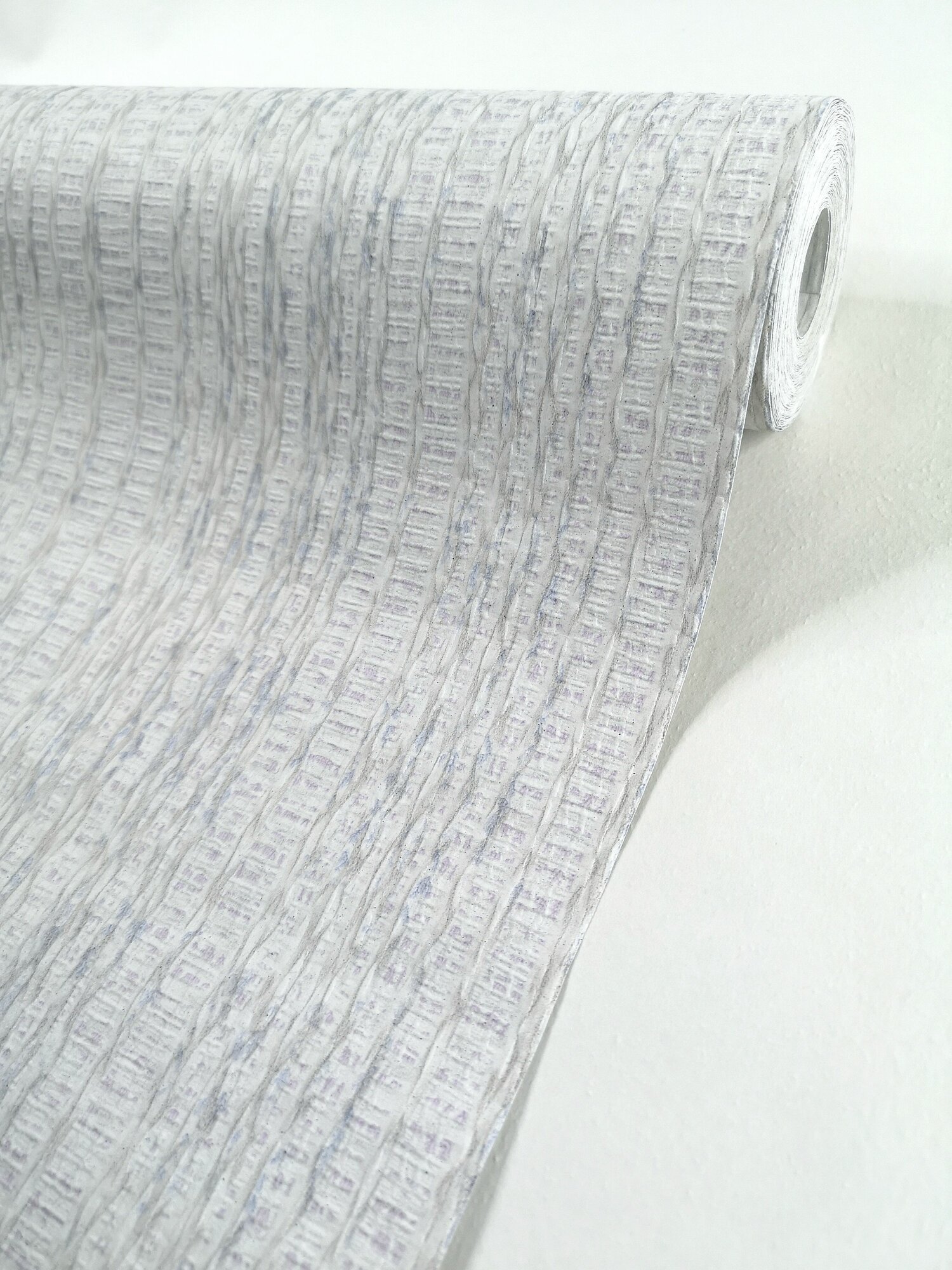 фото Обои без ПВХ бумажные дуплекс без подбора рисунка рогожка плетенка светло-серые, серые лофт 0,53х10м эко, Д706-06