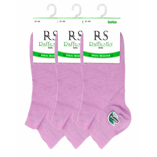 Носки Raffaello Socks, 3 пары, размер 41-44, сиреневый носки raffaello socks 3 пары размер 41 44 зеленый