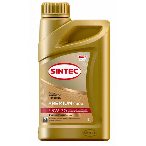 Моторное масло SINTEC PREMIUM 9000 5W-30 A3/B4, 1L