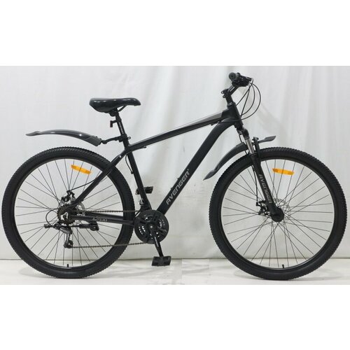 Велосипед 29 AVENGER C293D DISK 21-ск Темный серыйчерный рама 19 2024г 23126₽