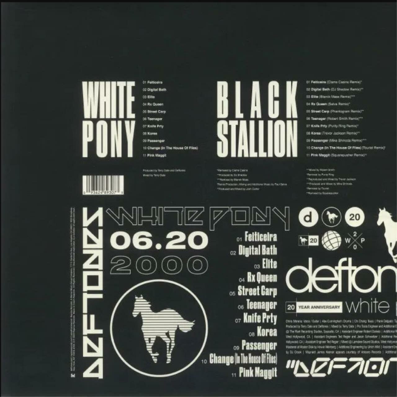 Deftones DeftonesThe - White Pony Black Stallion (20th Anniversary) (limited, Box Set, 4 LP) Warner Music - фото №9