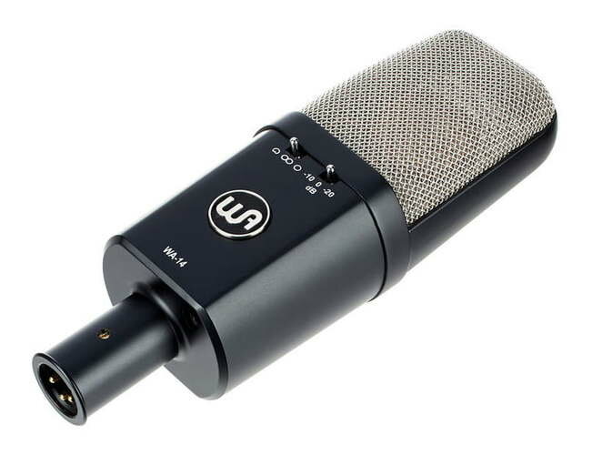 Микрофон проводной Warm Audio WA-14, разъем: XLR 3 pin (M), черный/серебристый - фото №14