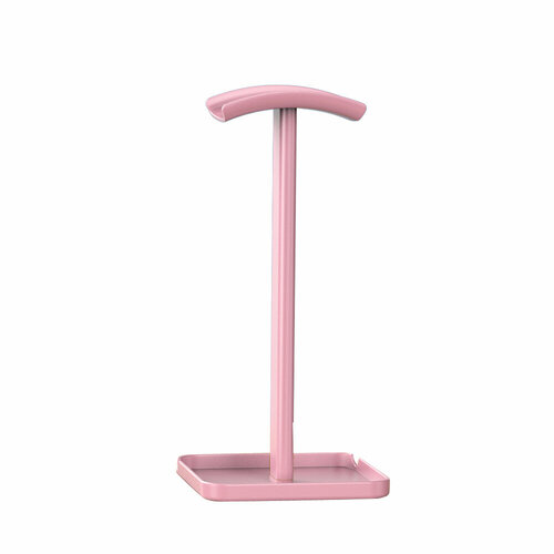 Подставка для полноразмерных наушников розовая / держатель для наушников из пластика подставка стойка для полноразмерных наушников игровой гарнитуры премиум алюминий орех