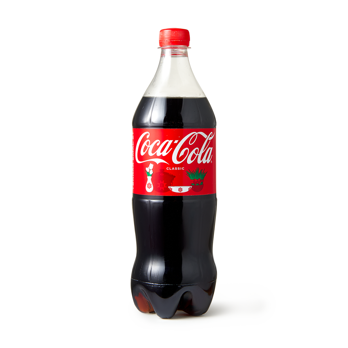 Напиток Coca-Cola Classic, газированный, 1 л, пластиковая бутылка